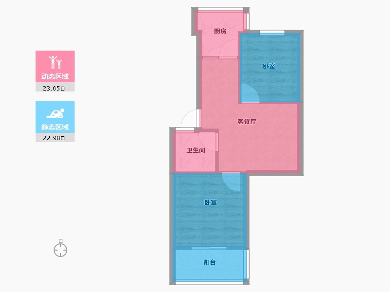 浙江省-宁波市-联丰北区-40.80-户型库-动静分区