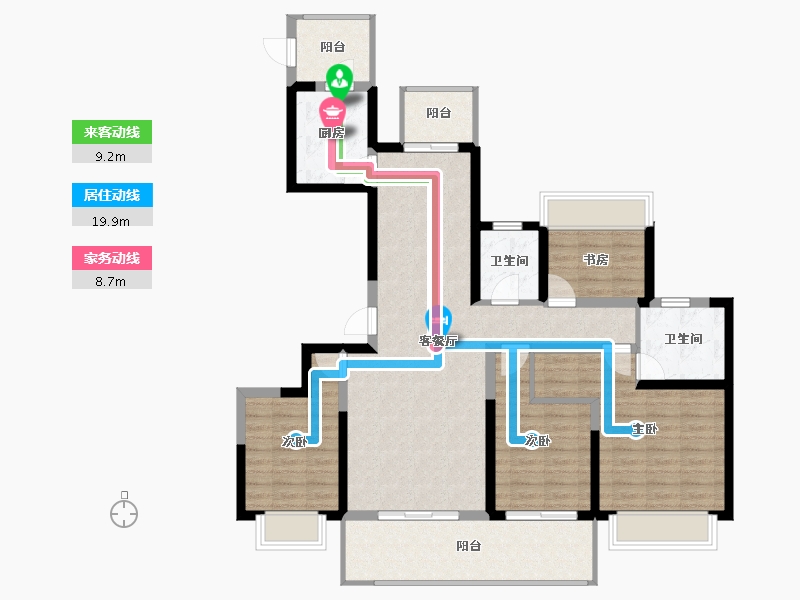 广西壮族自治区-南宁市-光明城市-112.37-户型库-动静线