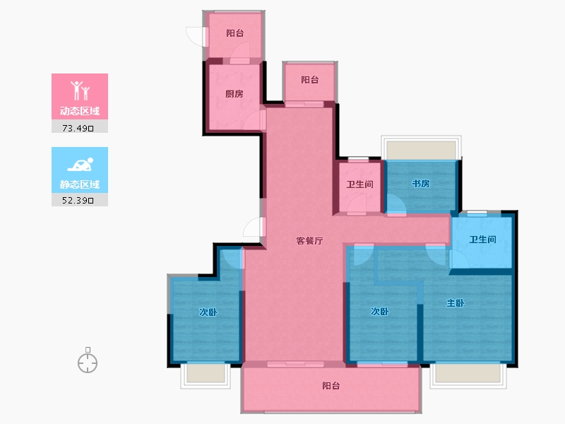 广西壮族自治区-南宁市-光明城市-112.37-户型库-动静分区