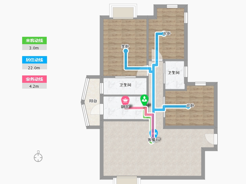 广东省-深圳市-皇御苑-80.33-户型库-动静线