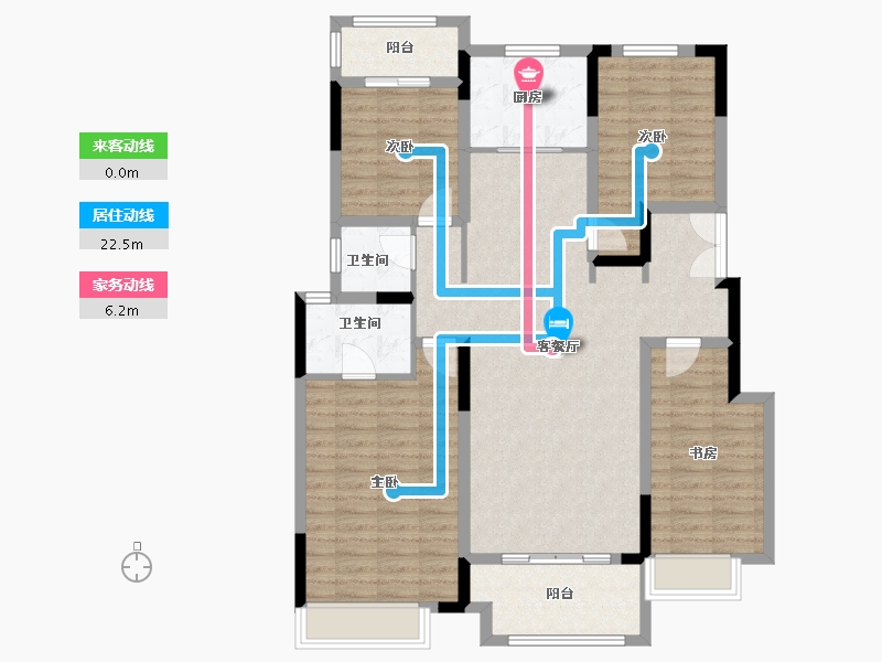 河南省-开封市-橄榄城-124.00-户型库-动静线