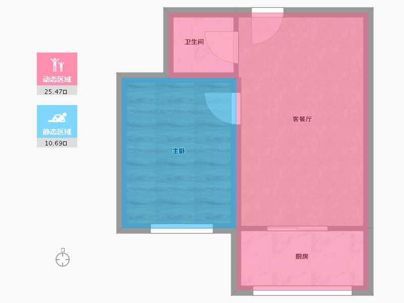 辽宁省-大连市-桃园小区（金州）-31.99-户型库-动静分区