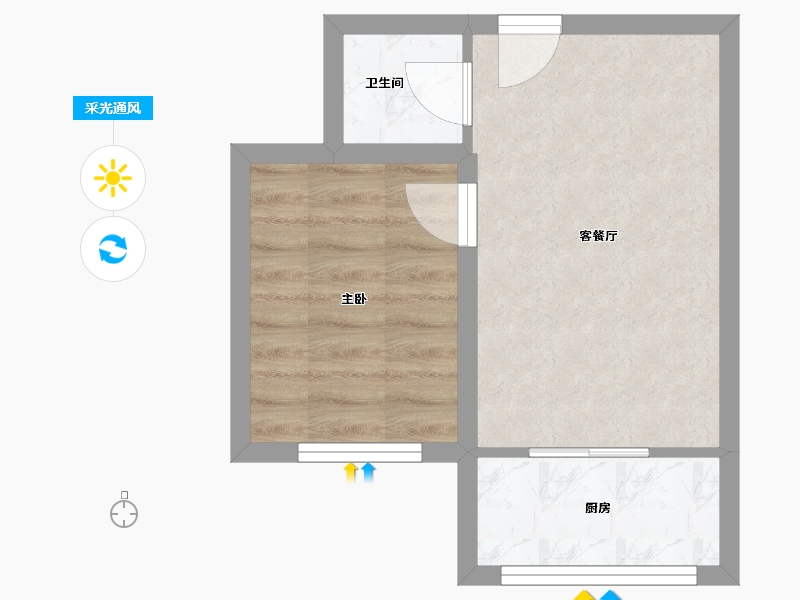 辽宁省-大连市-桃园小区（金州）-31.99-户型库-采光通风