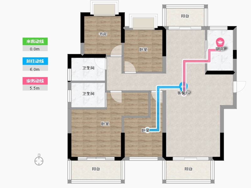 广西壮族自治区-南宁市-光明城市-105.87-户型库-动静线