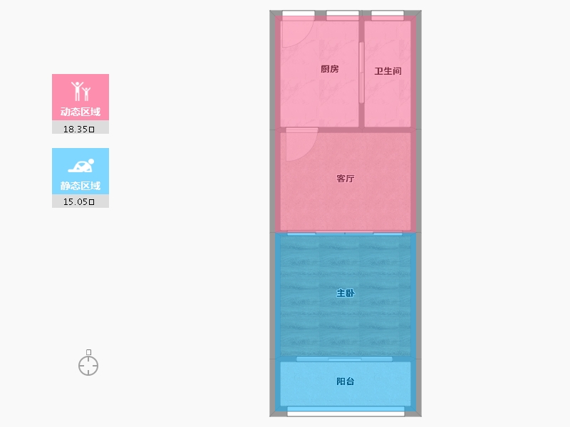 上海-上海市-鞍山四村-27.82-户型库-动静分区