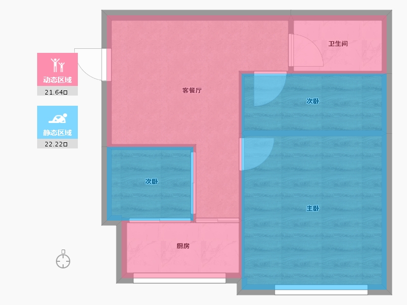 浙江省-绍兴市-梅泽嘉园-39.36-户型库-动静分区