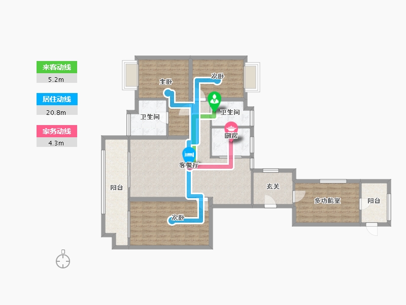 广东省-深圳市-华丰前海湾-115.81-户型库-动静线