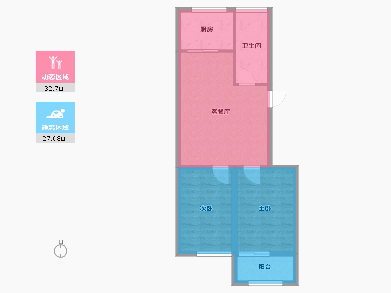 山东省-威海市-隆苑丽舍-53.13-户型库-动静分区