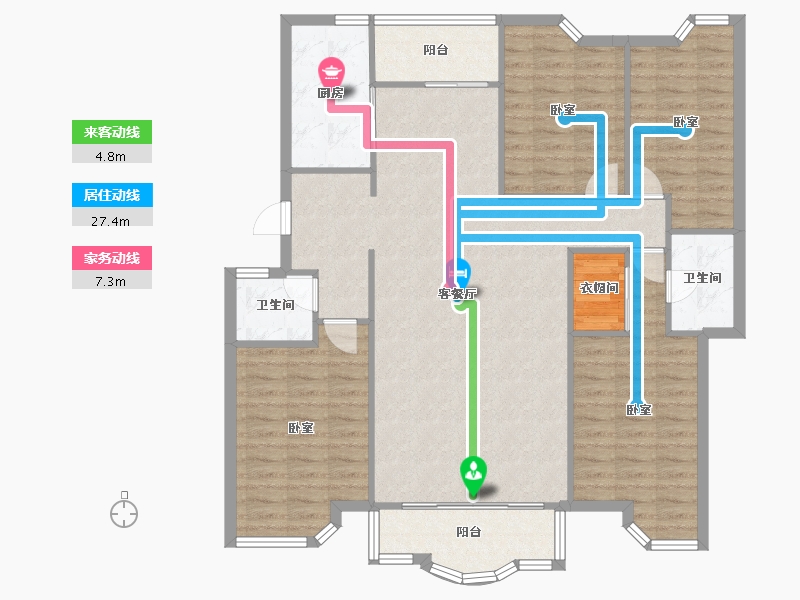 云南省-昆明市-江东安康园-124.15-户型库-动静线