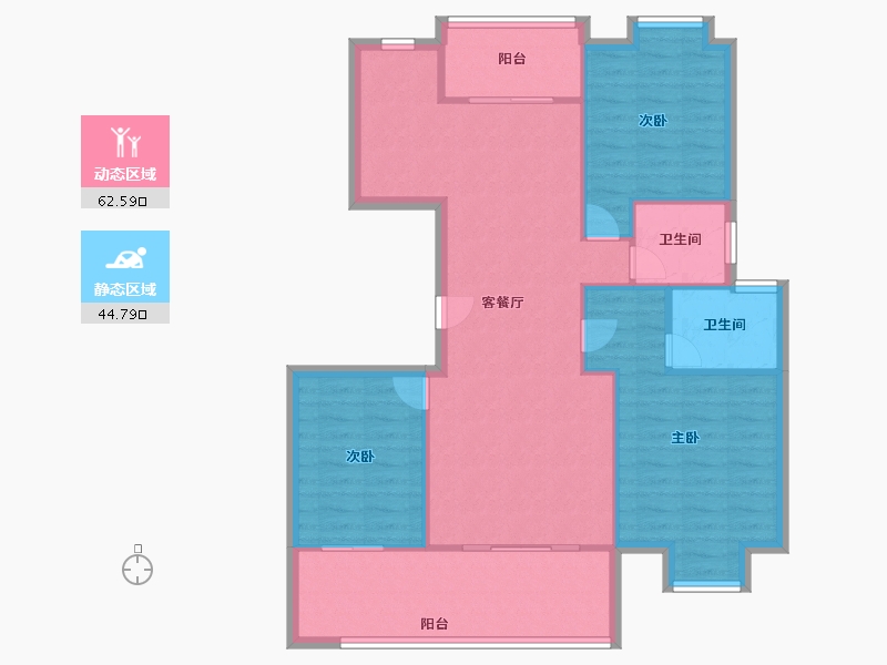 安徽省-马鞍山市-中丞国宾府-98.00-户型库-动静分区