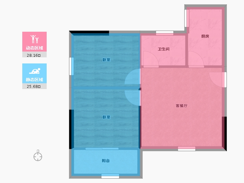 广西壮族自治区-南宁市-光明城市-48.58-户型库-动静分区