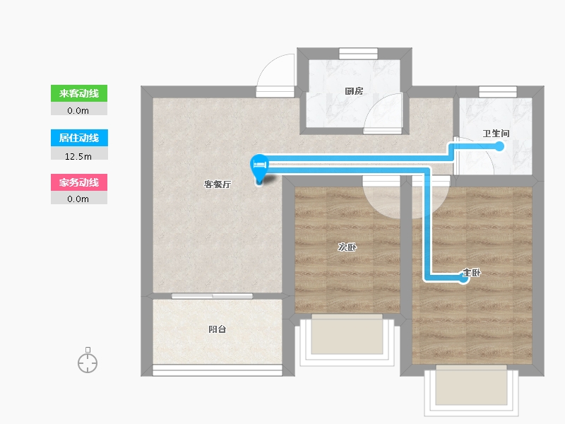 江苏省-苏州市-领秀金品花苑-40.19-户型库-动静线