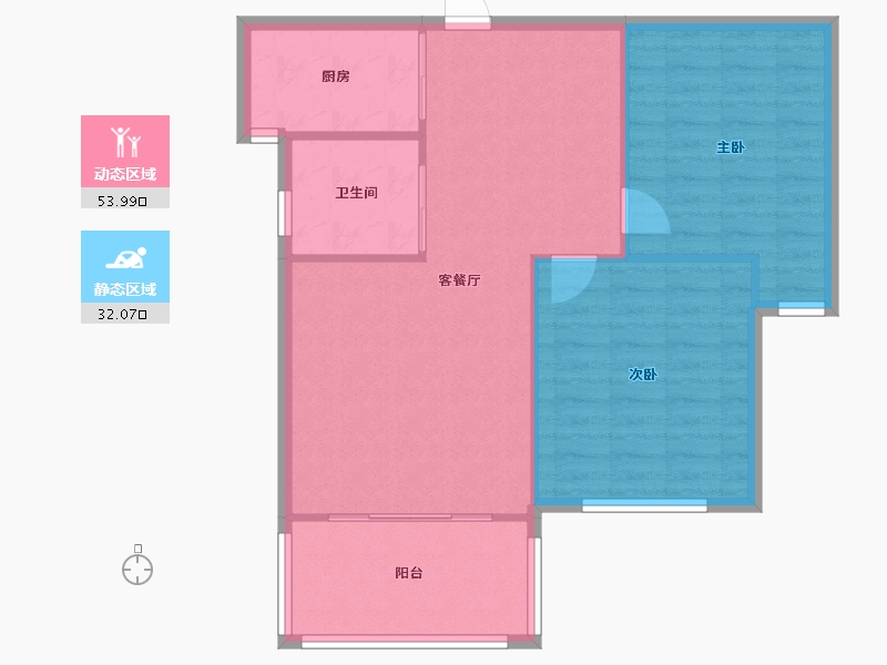 江西省-上饶市-龙华凤凰城-79.21-户型库-动静分区