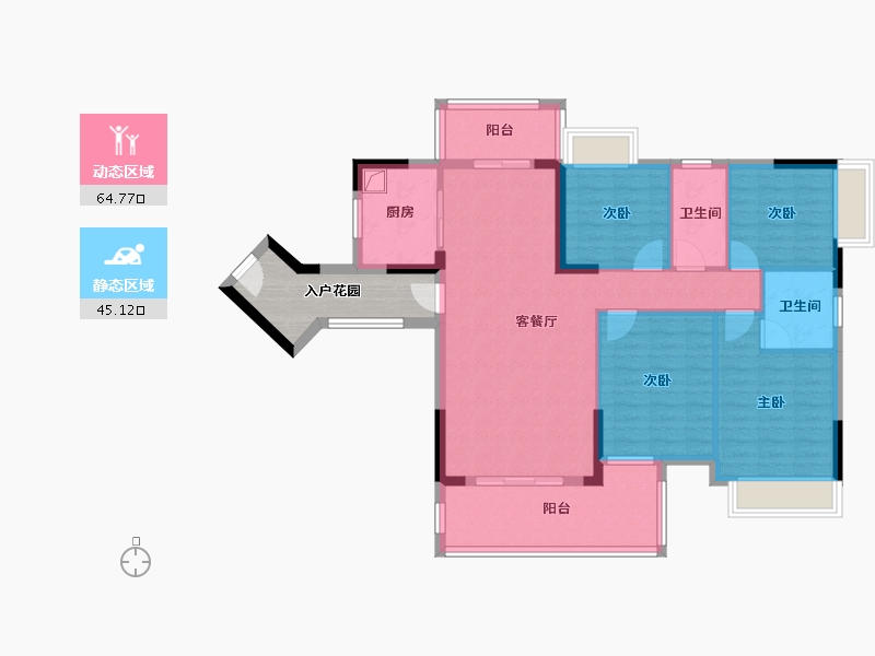 广东省-河源市-江南壹号-110.00-户型库-动静分区