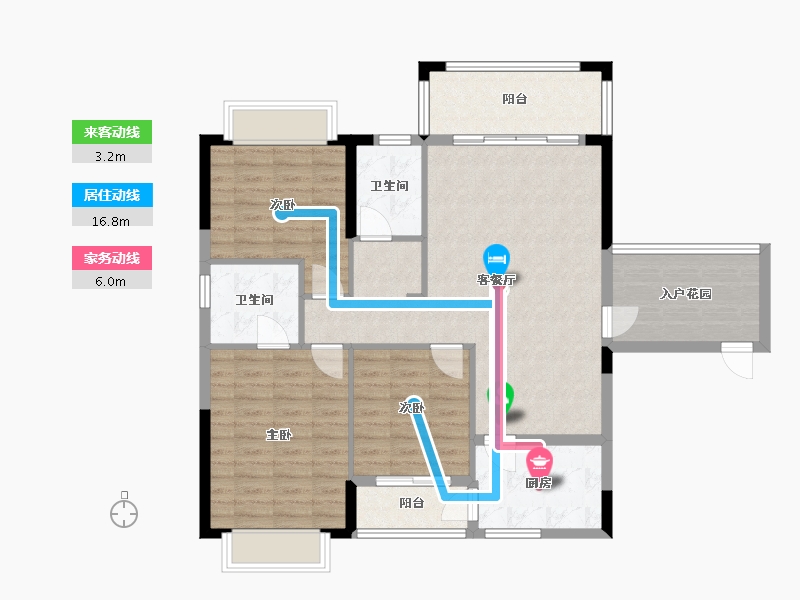 湖南省-郴州市-紫宸澜山-96.80-户型库-动静线