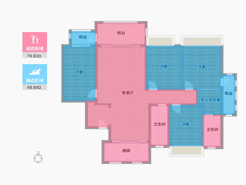 湖南省-娄底市-和悦家园-138.40-户型库-动静分区