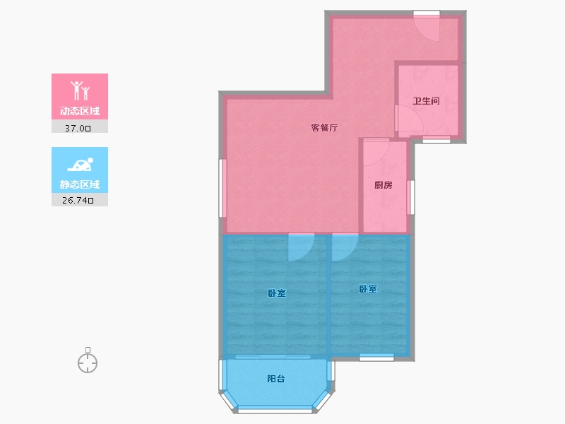 广东省-广州市-丽康居-57.60-户型库-动静分区