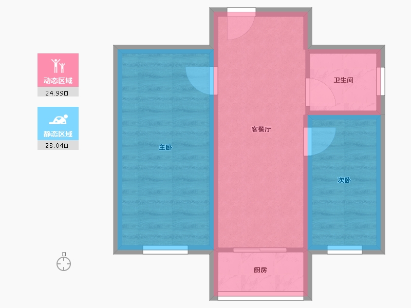 辽宁省-大连市-盛新园-42.14-户型库-动静分区