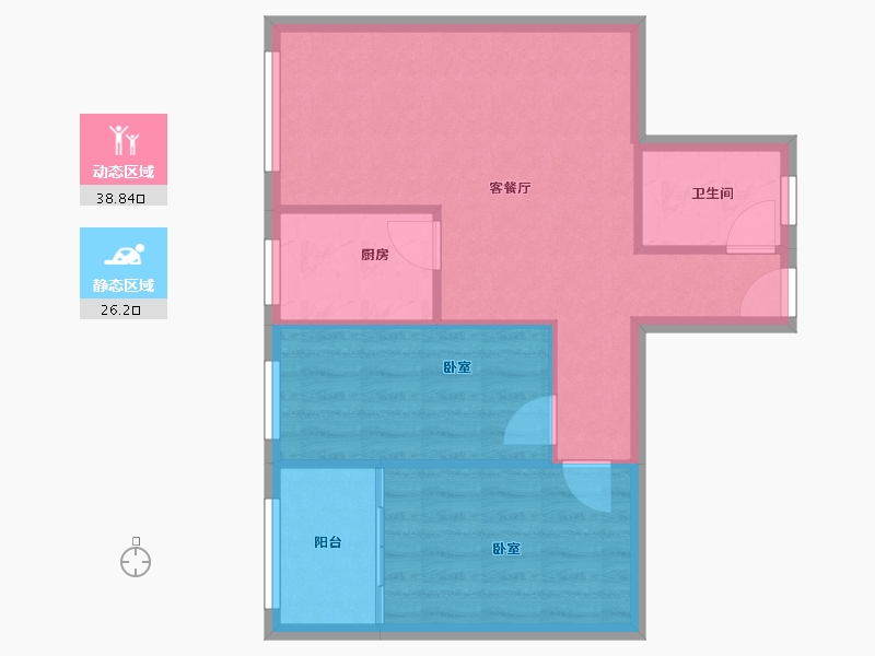 广东省-广州市-丽康居-58.88-户型库-动静分区