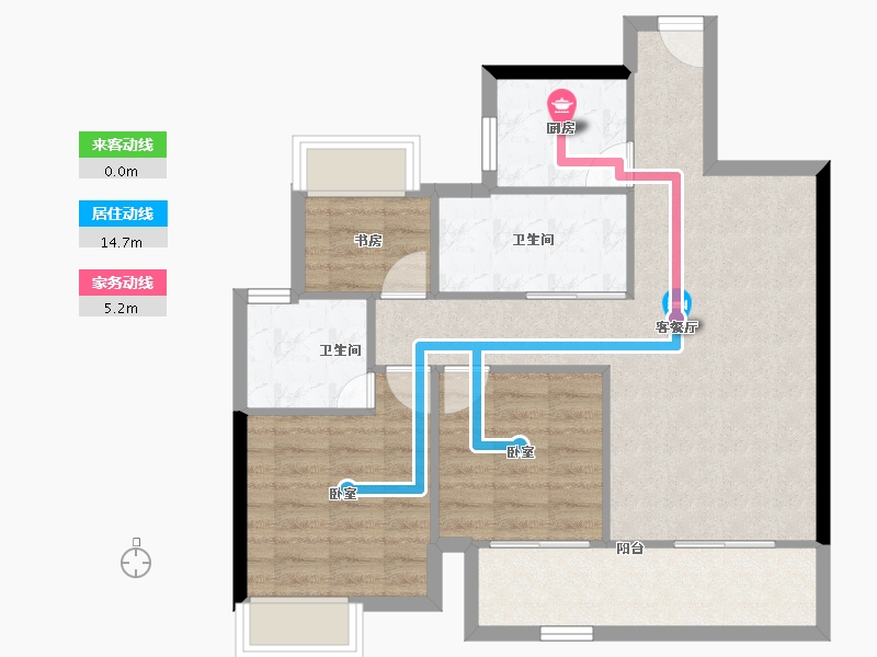 广西壮族自治区-南宁市-光明城市-76.66-户型库-动静线