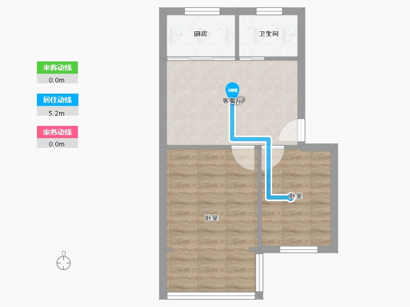 浙江省-宁波市-后河小区-43.39-户型库-动静线