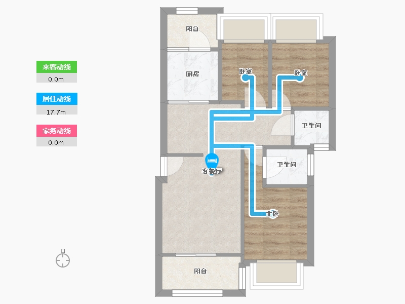 四川省-成都市-东山国际-C区-70.00-户型库-动静线