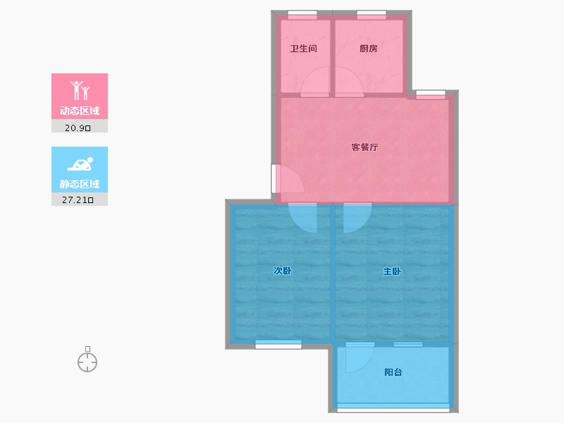 浙江省-宁波市-后河小区-43.01-户型库-动静分区