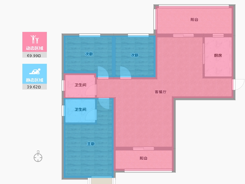 湖南省-长沙市-水墨林溪-101.60-户型库-动静分区