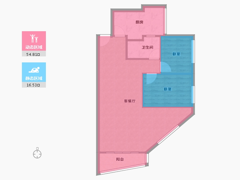 广东省-广州市-丽康居-64.91-户型库-动静分区