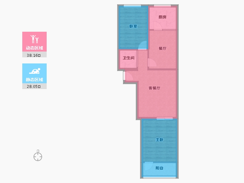 山东省-济南市-百花小区-58.58-户型库-动静分区