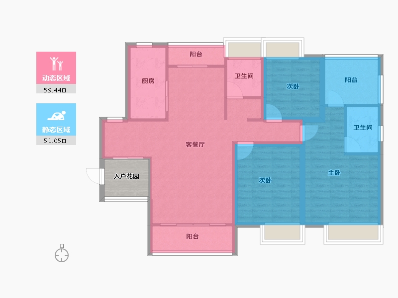 广东省-惠州市-南国园-103.20-户型库-动静分区