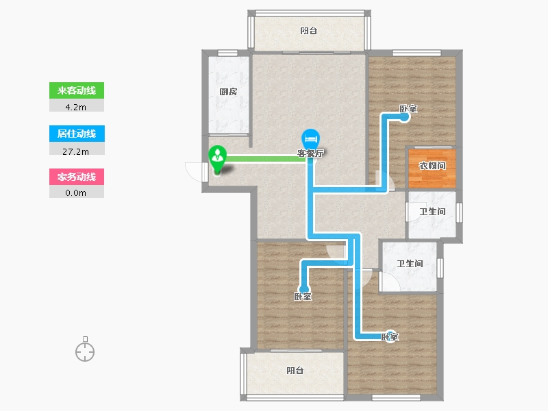 江西省-上饶市-龙华凤凰城-117.09-户型库-动静线