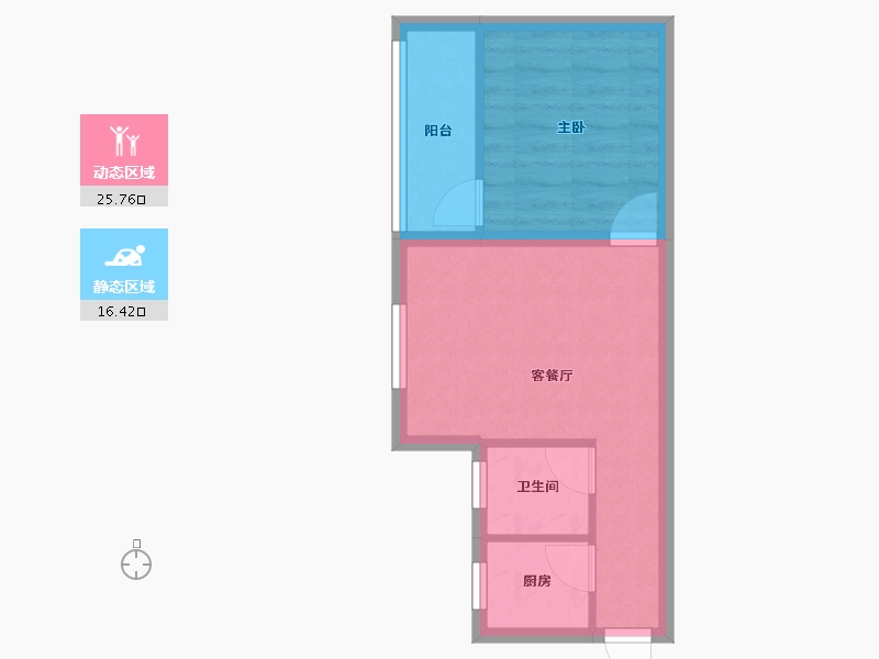 广东省-广州市-新兴白云花园-37.13-户型库-动静分区