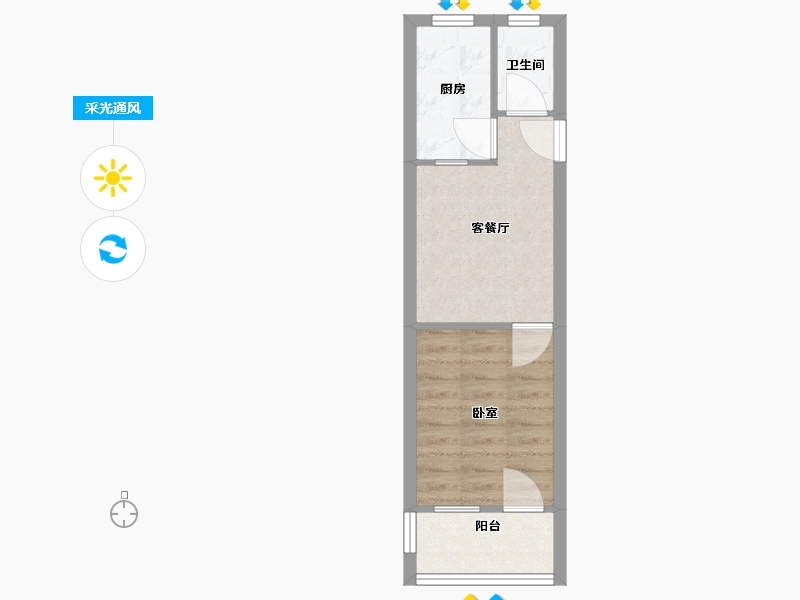 安徽省-马鞍山市-人民新村-32.80-户型库-采光通风