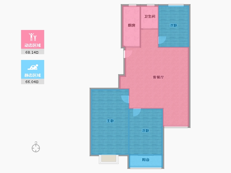 安徽省-马鞍山市-珍珠西园-125.00-户型库-动静分区