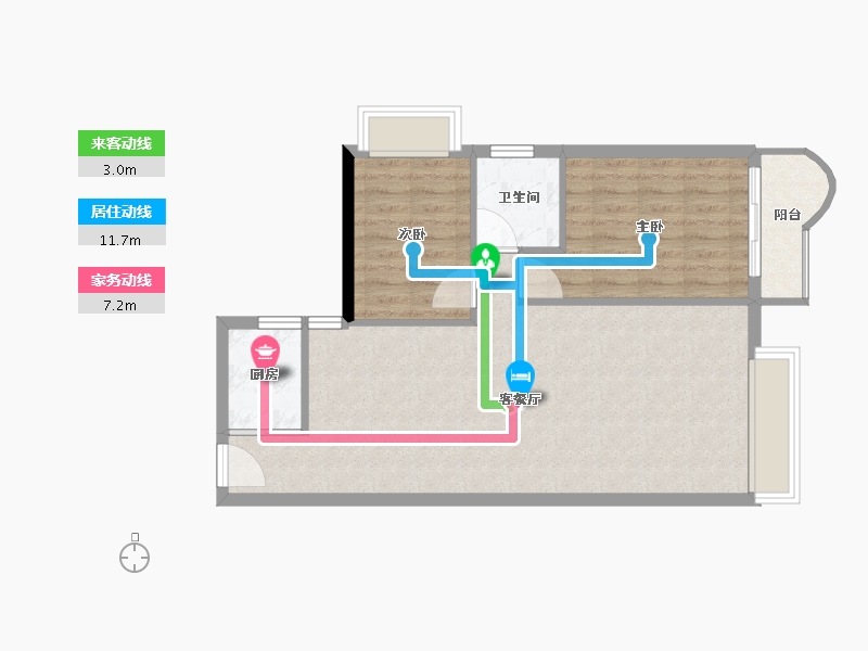 福建省-漳州市-绿洲富城-71.59-户型库-动静线