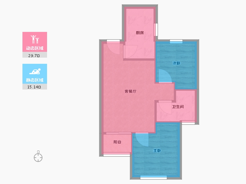 山东省-青岛市-翠海宜居-39.79-户型库-动静分区