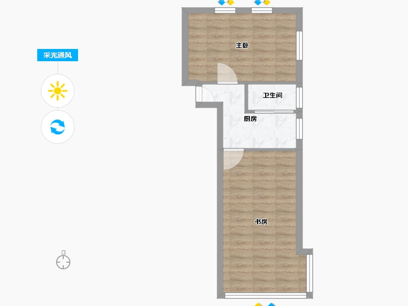 上海-上海市-西木小区-41.00-户型库-采光通风