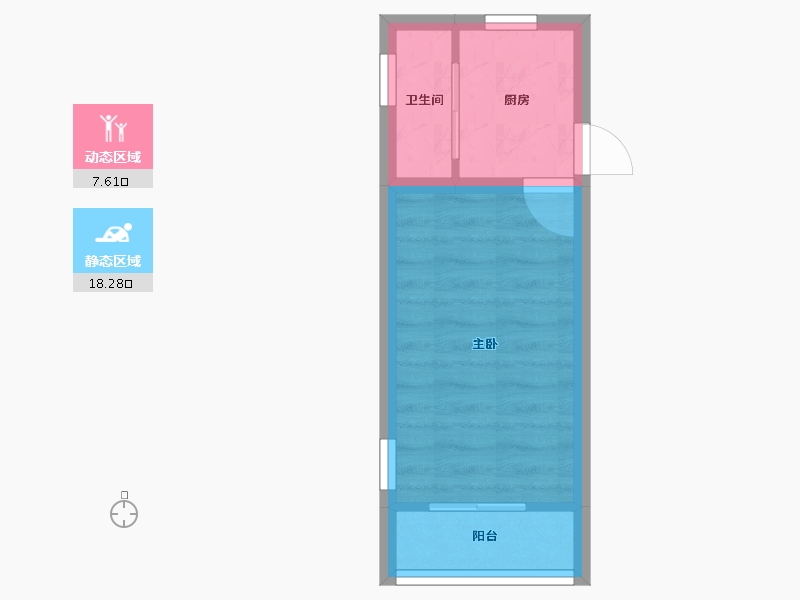 上海-上海市-东体小区-22.64-户型库-动静分区