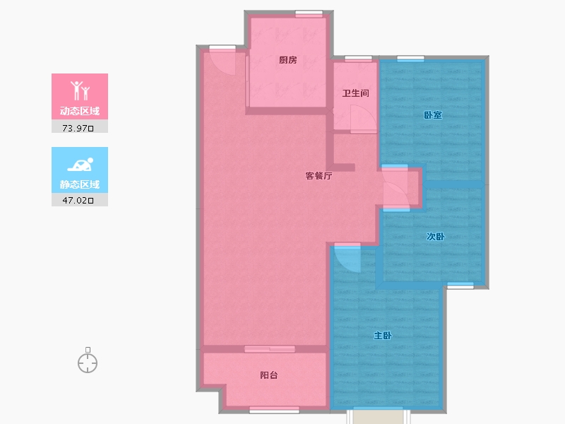 山东省-济宁市-天下景城-108.55-户型库-动静分区