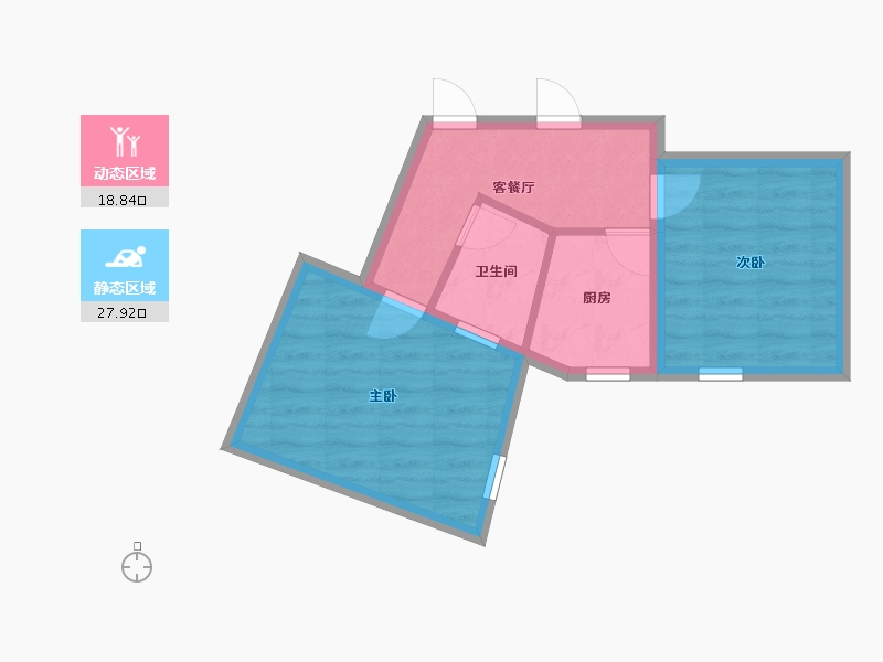 上海-上海市-新北大楼-41.33-户型库-动静分区