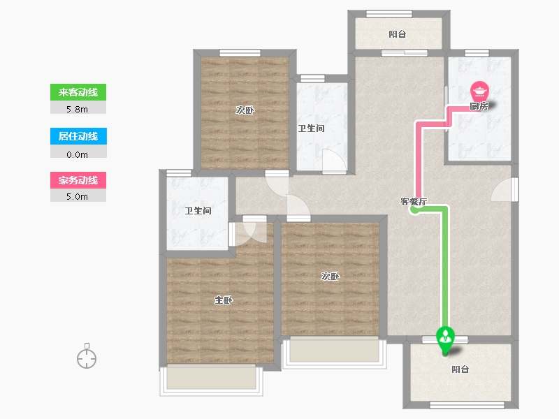 河南省-平顶山市-建业春天里-108.00-户型库-动静线