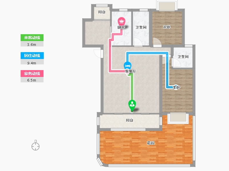 上海-上海市-东方知音苑-113.31-户型库-动静线