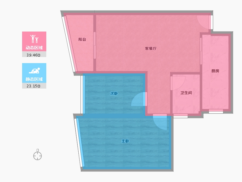 广东省-深圳市-金成时代家园-55.60-户型库-动静分区