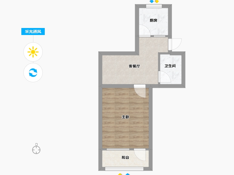 上海-上海市-齐八区-33.27-户型库-采光通风