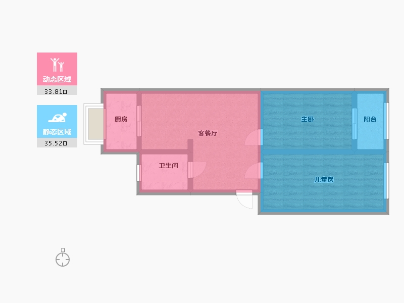 河南省-郑州市-天佑小区-112.00-户型库-动静分区