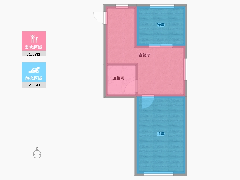 上海-上海市-新北大楼-38.90-户型库-动静分区