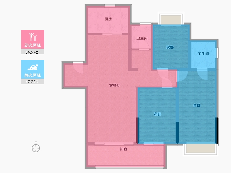 河南省-郑州市-联盟五期-102.06-户型库-动静分区