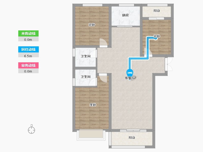 山西省-运城市-金磊凤凰-107.00-户型库-动静线