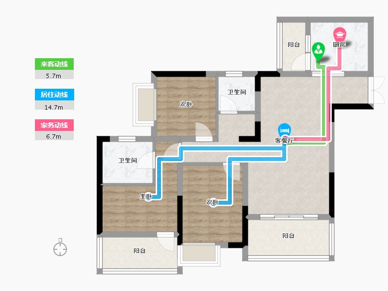 四川省-广安市-紫云台-87.20-户型库-动静线